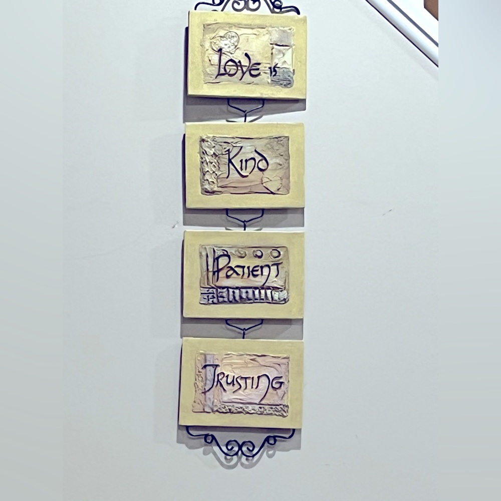 Home Interiors Wall decoration (4 separate pieces)